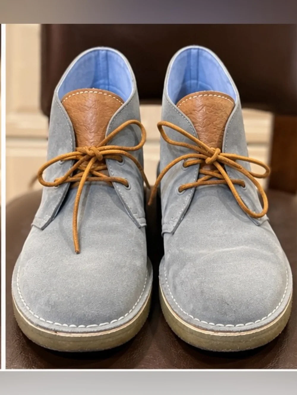 Clarks Originals x Herschel Desert Boots Men’s 11 Blue Gray Suede Chukka